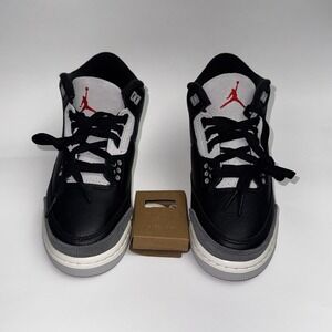 Nike Air Jordan 3 Retro OG Rare Air Black GS 5Y Women's 6.5 B-GRADE